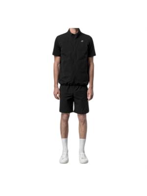 Gilet unisex Flaner K-Way in pile nero in UOMO