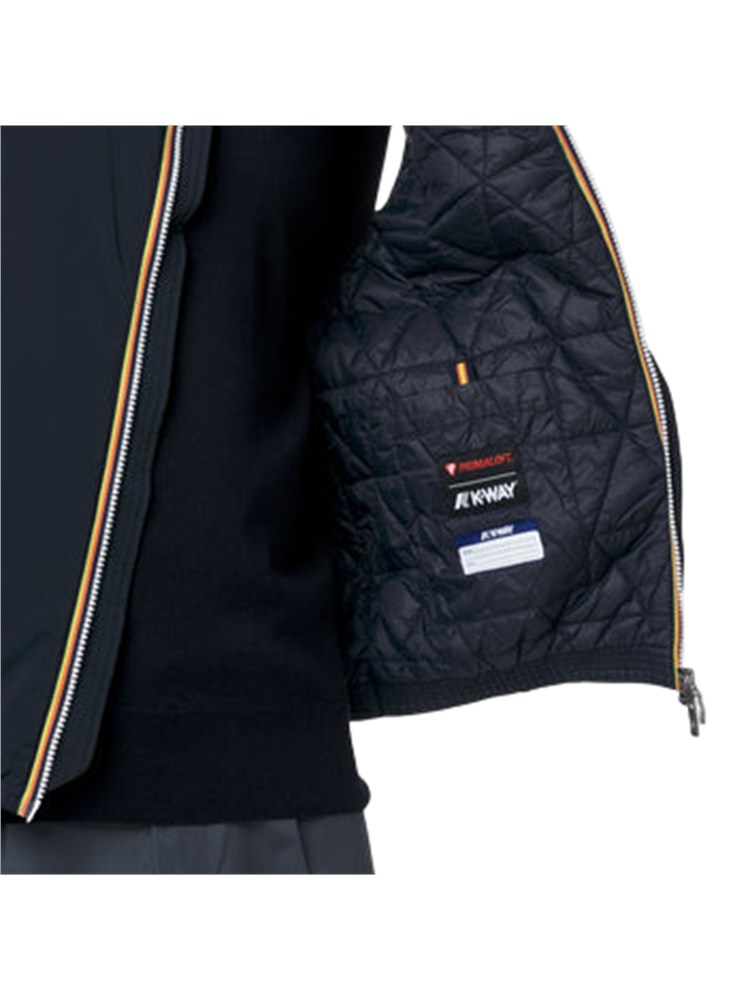 Gilet Valen K-Way uomo in nylon blu waterproof