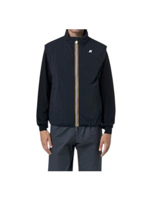 Gilet Valen K-Way uomo in nylon blu waterproof in UOMO