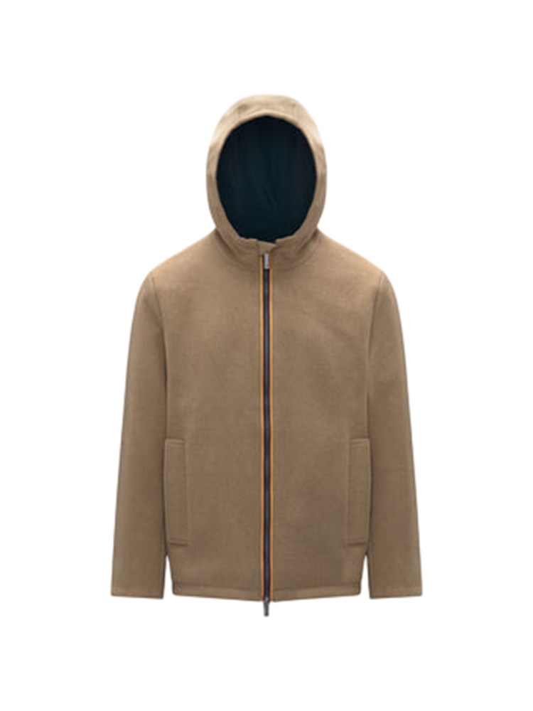 Giubbino reversibile Claudel K-Way uomo beige/blu