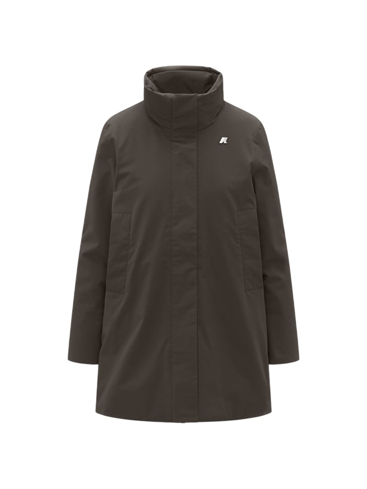 Giubbino Marla K-Way donna in tessuto khaki