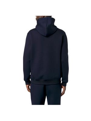 Felpa blu Rainer Spacer K-Way uomo in scuba in UOMO