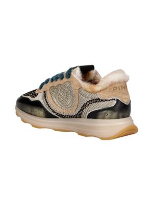 Sneakers animalier Zoe Pinko in pelle e tessuto in DONNA