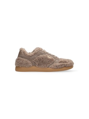 Sneakers Connor Liu Jo donna in tessuto teddy tortora in DONNA