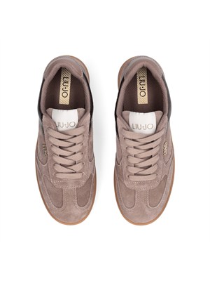 Sneakers Connor Liu Jo donna in suede tortora in DONNA