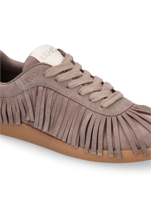 Sneakers tortora Connor Liu Jo donna con frange in DONNA