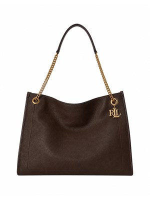 Bradley Lauren Ralph Lauren in pelle marrone in DONNA