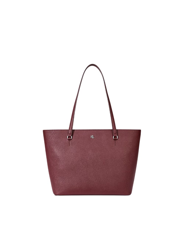 Borsa Karly Lauren Ralph Lauren in pelle bordeaux