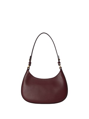 Borsa Marcy Lauren Ralph Lauren in pelle bordeaux in DONNA