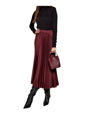 Borsa Reese Lauren Ralph Lauren in pelle bordeaux in DONNA