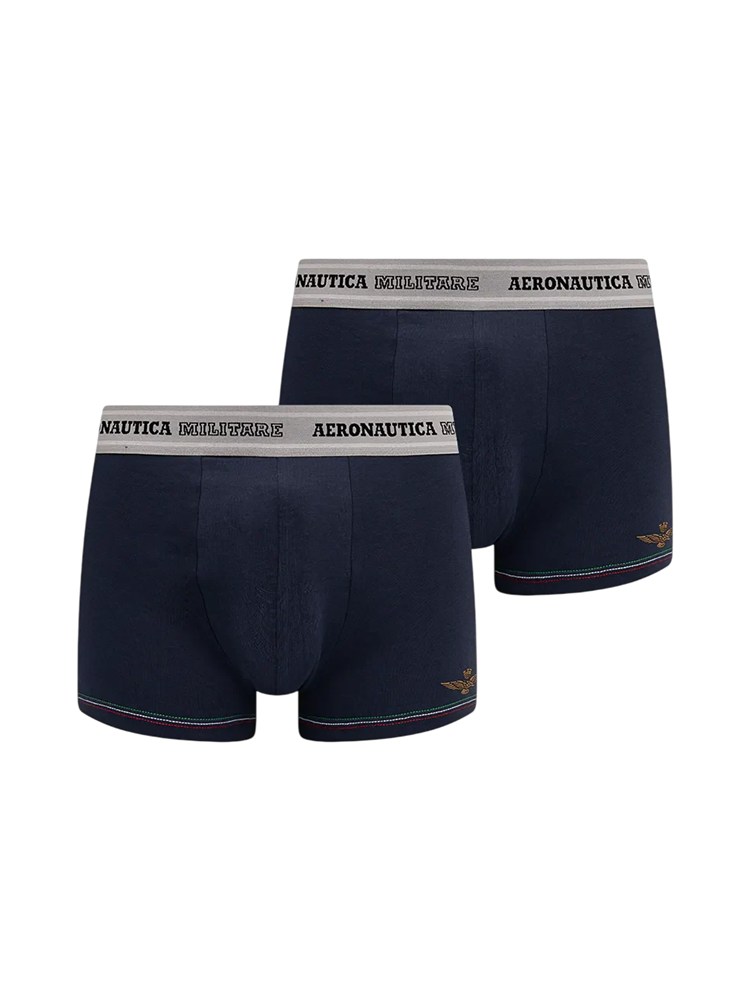 Boxer 2pack Aeronautica Militare in cotone blu