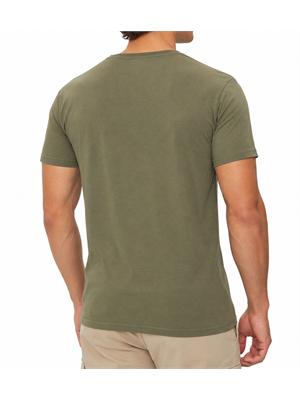 T-shirt verde Aeronautica Militare in cotone in UOMO