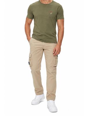 T-shirt verde Aeronautica Militare in cotone in UOMO