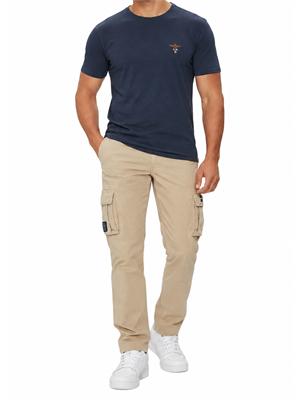 T-shirt blu Aeronautica Militare in cotone in UOMO