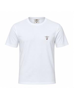 T-shirt bianca Aeronautica Militare in cotone in UOMO