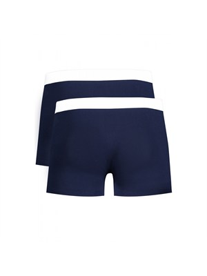 Boxer 2pack Trussardi in cotone blu e logo in UOMO