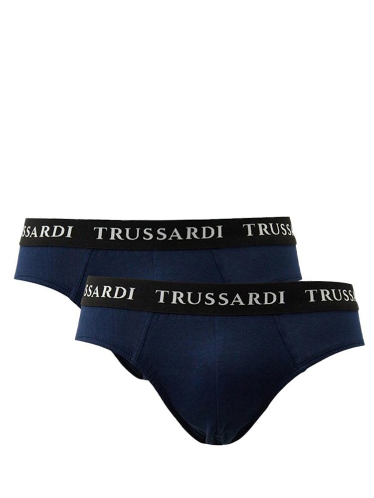 Slip 2pack Trussardi uomo in cotone blu