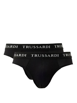 Slip 2pack Trussardi uomo in cotone nero in UOMO