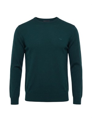 Maglia uomo Harmont & Blaine in lana merino verde in UOMO