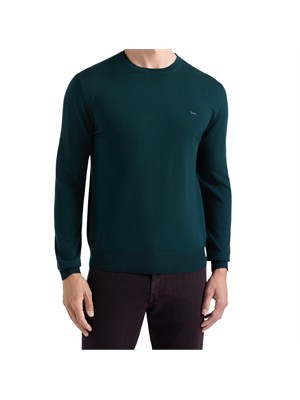 Maglia uomo Harmont & Blaine in lana merino verde in UOMO