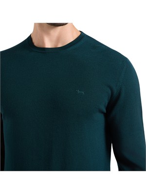 Maglia uomo Harmont & Blaine in lana merino verde in UOMO