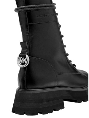 Stivali neri combat Caleb Michael Michael Kors donna in pelle in DONNA
