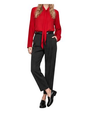 Pantaloni grigi Eugen Kokka in misto viscosa in DONNA