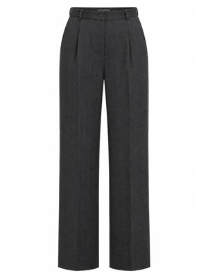 Pantaloni grigi Eugen Kokka in misto viscosa in DONNA