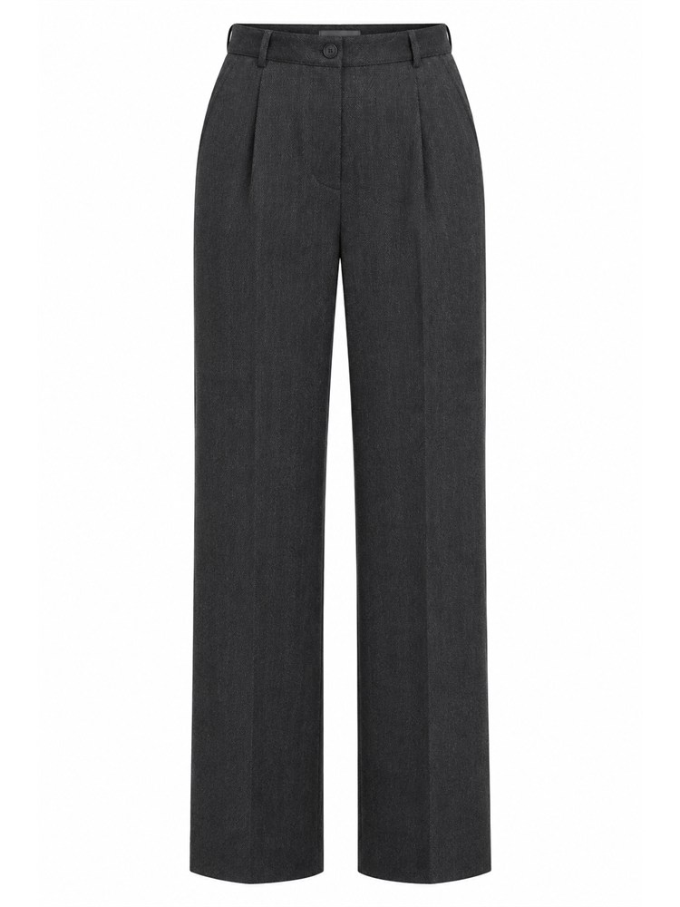 Pantaloni grigi Eugen Kokka in misto viscosa