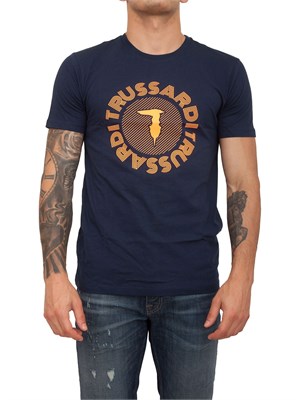 T-SHIRT TRUSSARDI JEANS BLU in UOMO