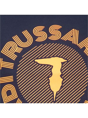T-SHIRT TRUSSARDI JEANS BLU in UOMO