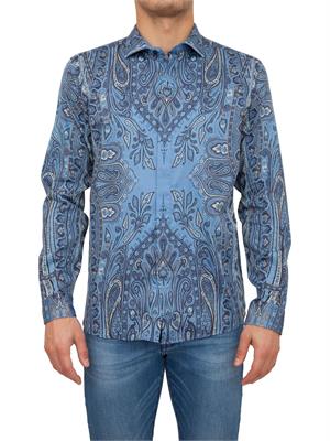 CAMICIA MANICA LUNGA ETRO BLU in UOMO