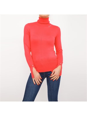 MAGLIA GUESS JEANS ROSSO in DONNA