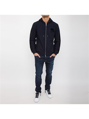 FELPA ETRO BLU in UOMO