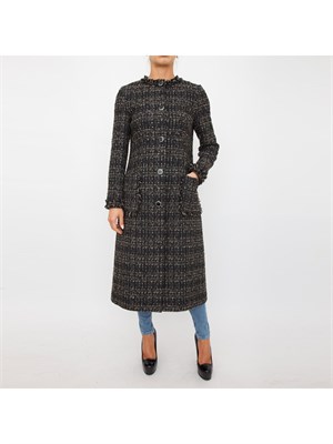 CAPPOTTO BE BLUMARINE NERO in DONNA
