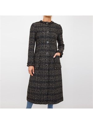 CAPPOTTO BE BLUMARINE NERO in DONNA