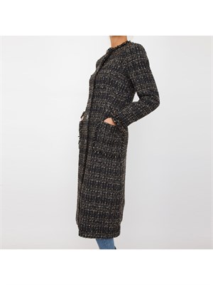 CAPPOTTO BE BLUMARINE NERO in DONNA