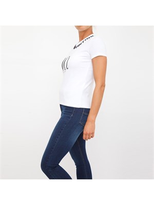 T-SHIRT ELISABETTA FRANCHI GESSO in DONNA