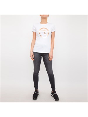 T-SHIRT TRUSSARDI JEANS NERO in DONNA