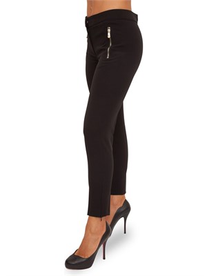 PANTALONE CASUAL TRUSSARDI JEANS NERO in DONNA