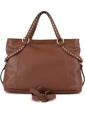 BORSA A SPALLA TWIN-SET CUOIO in DONNA