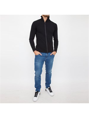 CARDIGAN PAOLO PECORA NERO in UOMO