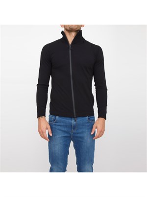 CARDIGAN PAOLO PECORA NERO in UOMO