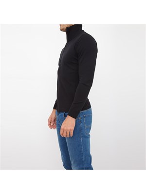 CARDIGAN PAOLO PECORA NERO in UOMO