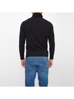 CARDIGAN PAOLO PECORA NERO in UOMO
