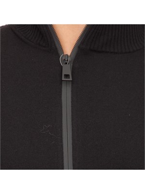 CARDIGAN PAOLO PECORA NERO in UOMO