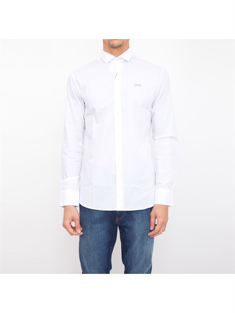 CAMICIA MANICA LUNGA PHILIPP PLEIN BIANCO