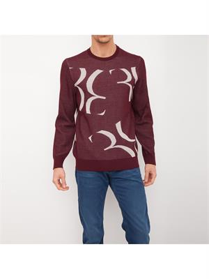 MAGLIA BILLIONAIRE BORDEAUX in UOMO