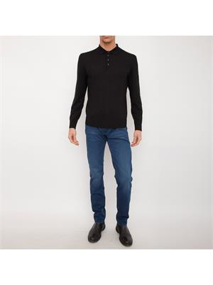 POLO Z ZEGNA NERO in UOMO
