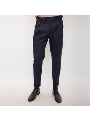 PANTALONE CASUAL BERWICH BLU in UOMO